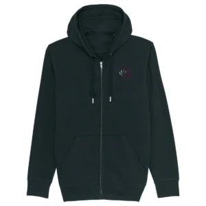 Sweat à capuche zip Adulte unisexe coton bio