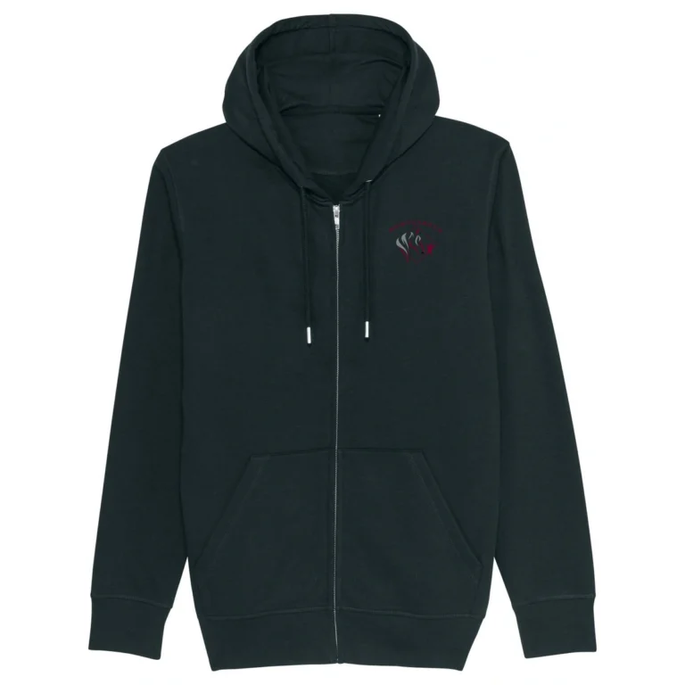 Sweat à capuche zip Adulte unisexe coton bio