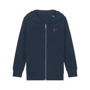 Sweat à capuche zip Junior coton bio